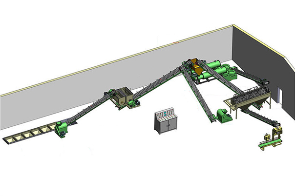 豬糞有機(jī)肥顆粒生產(chǎn)線